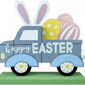 Happy Easter Decor Truck Wooden Decor / BRAND NEW